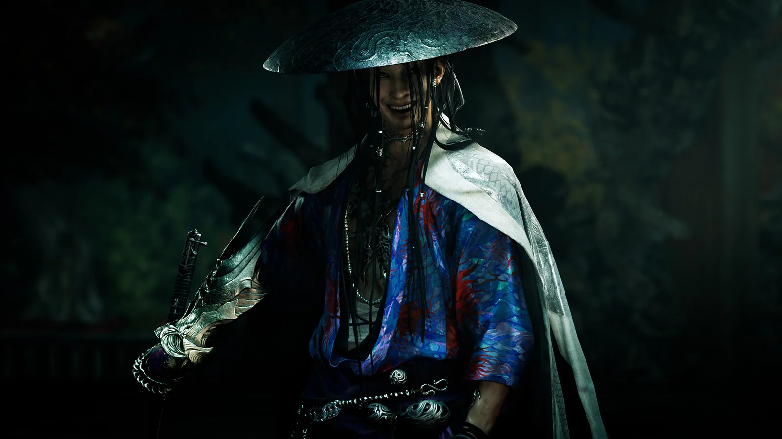 Сасаки Ганрю в широкополой шляпе — босс демоверсии Onimusha: Way of the Sword